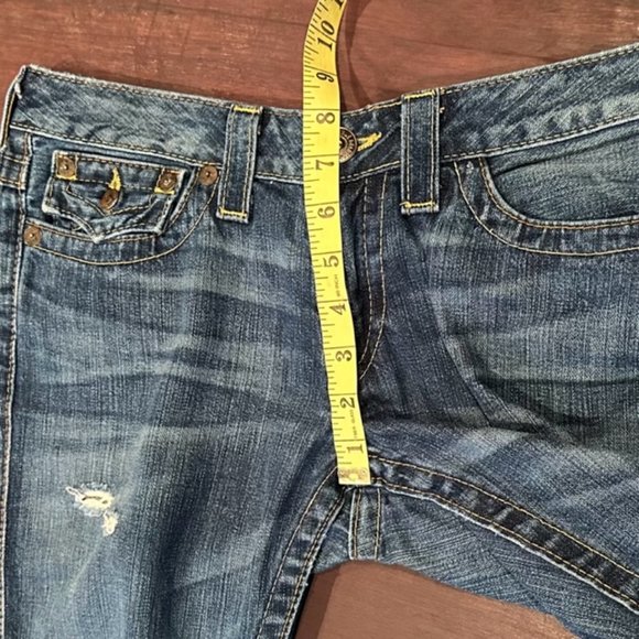Women's True Religion Joey Dark Hollow 1st Edition Twisted Inseam Jeans, Sz 30 - Picture 2 of 14